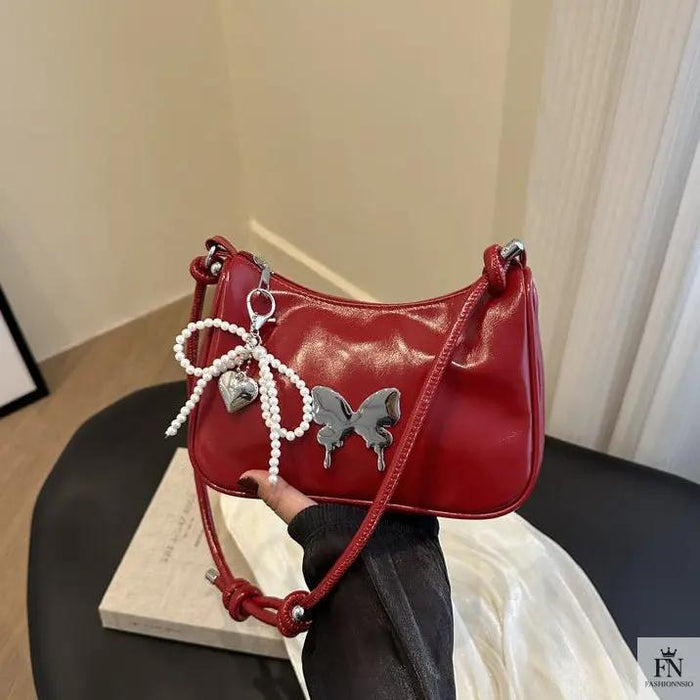 Butterfly Knot Shoulder Bags - Fashionnsio