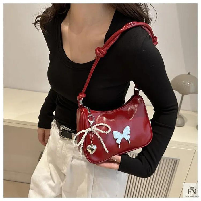 Butterfly Knot Shoulder Bags - Fashionnsio