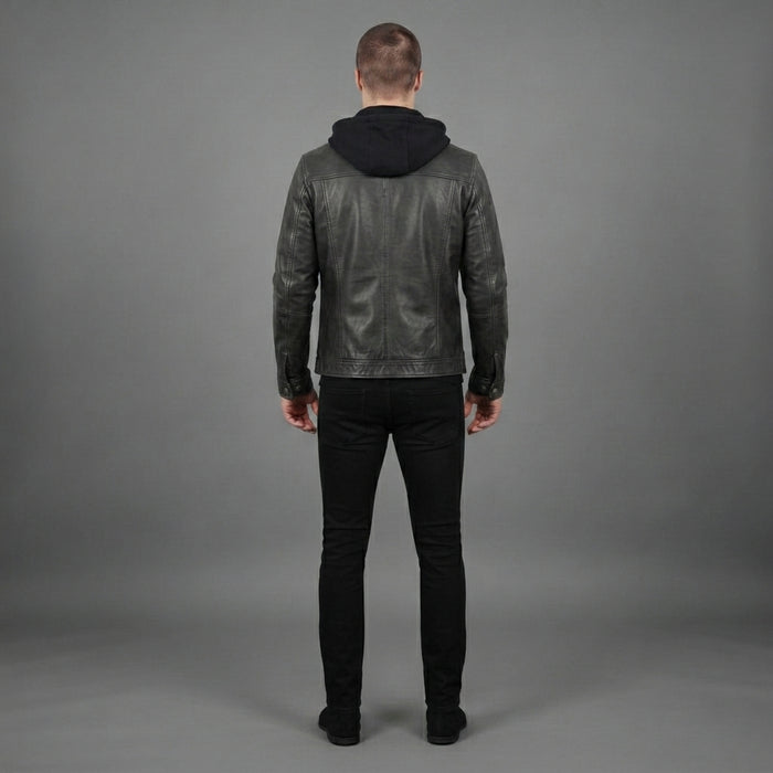 Buy XRAY Men's Slim Fit Vegan Leather Jacket