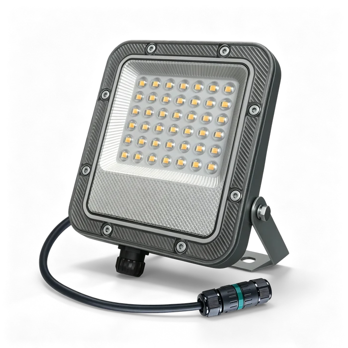 Calex LED Floodlight 30W - 4000K - IP65 - Grey
