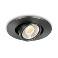 Calex Ultra-Thin Tiltable LED Downlight - 4CCT - Black