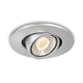Calex Ultra-Thin Tiltable LED Downlight - 4CCT - Brushed Nickel