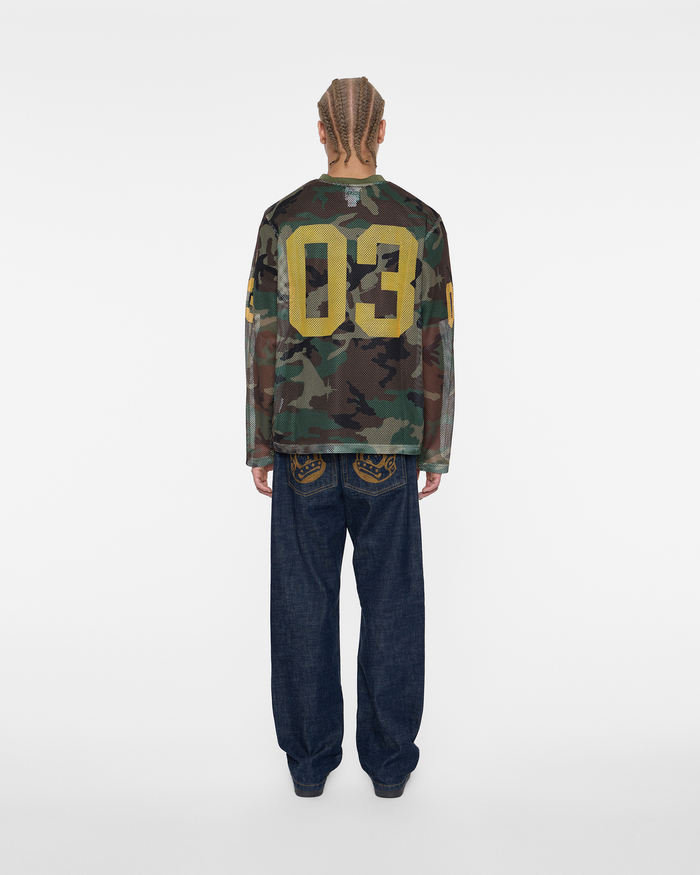 Camo Curve SS Knit (Boxy Fit)