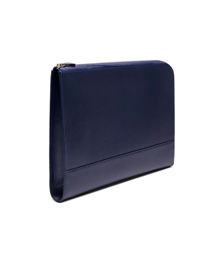 Capra Large Zip Pouch - Marine Blue