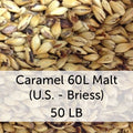 Grain - Caramel (Crystal) 60L Malt 50 LB Sack (US - Briess)