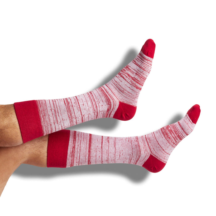 Cardinal / White Dress Socks 4 - Pack - SARTORO