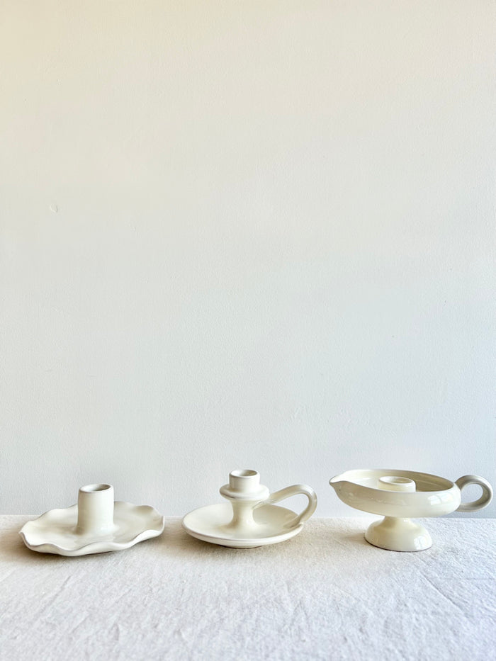 Castelli Candleholder - Cream