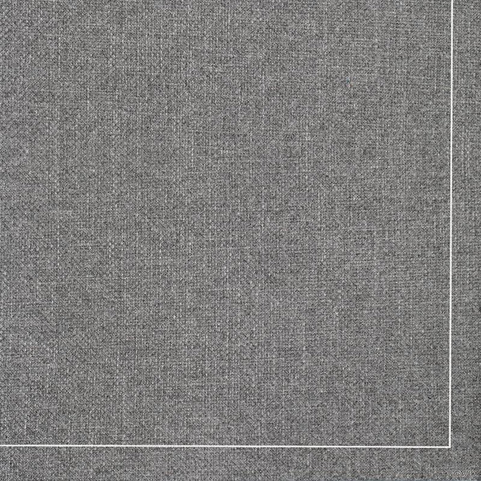 Eclectic Françoise Paviot Chine Gris grey airlaid dinner napkin with a textured linen-like woven effect