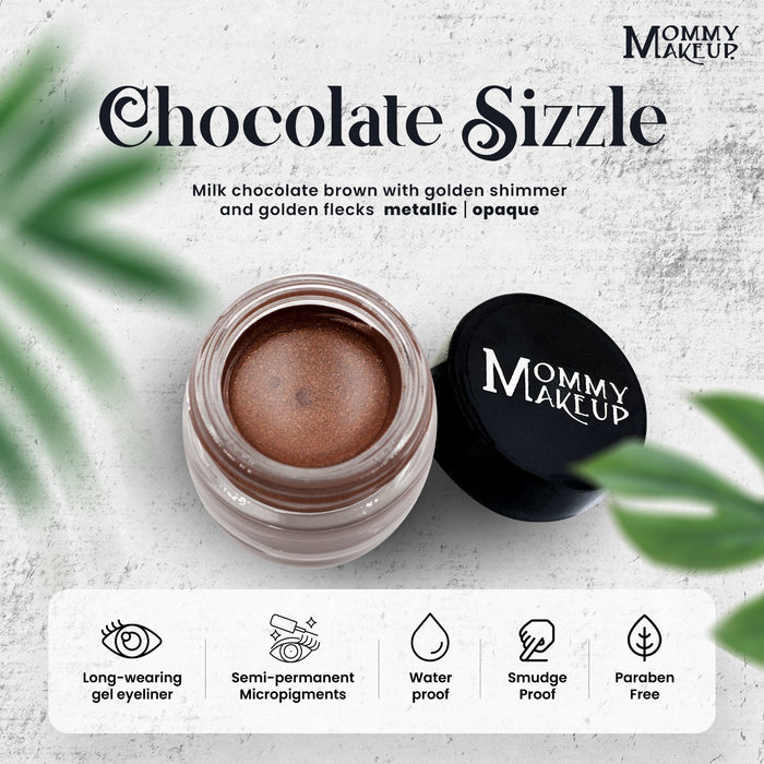 Chocolate Sizzle Stay Put Waterproof Gel Eyeliner w/ Micropigments - RFE Marketing Ventures