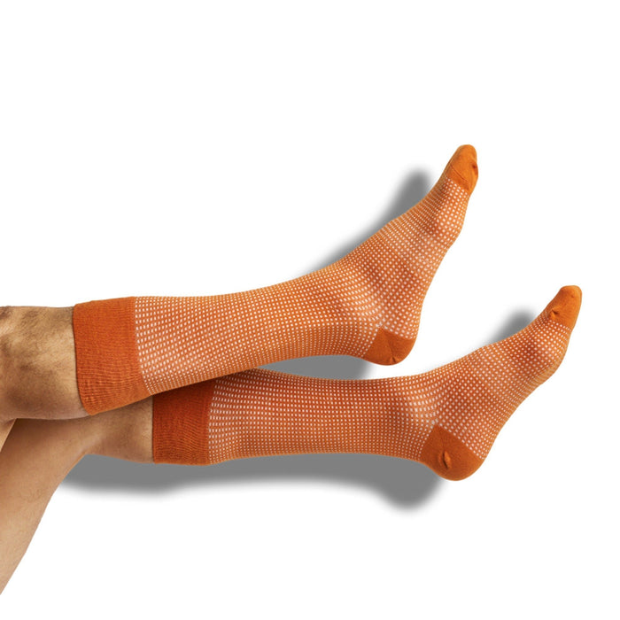 CiderOrange Dress Socks 4 Pack - SARTORO