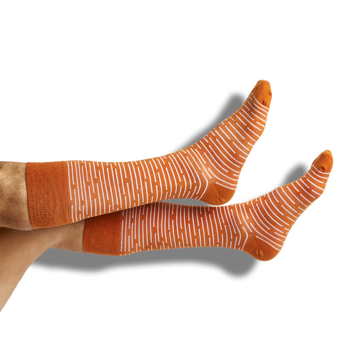 CiderOrange Dress Socks 4 Pack - SARTORO