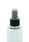CLEARANCE Black Atomiser / Spritzer - Fine Mist Spray - Ribbed - 24mm (24/410) (Carton of 725)
