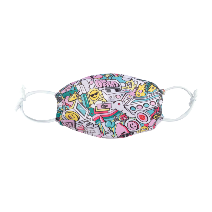 Cloth Face Mask - Illustration Print