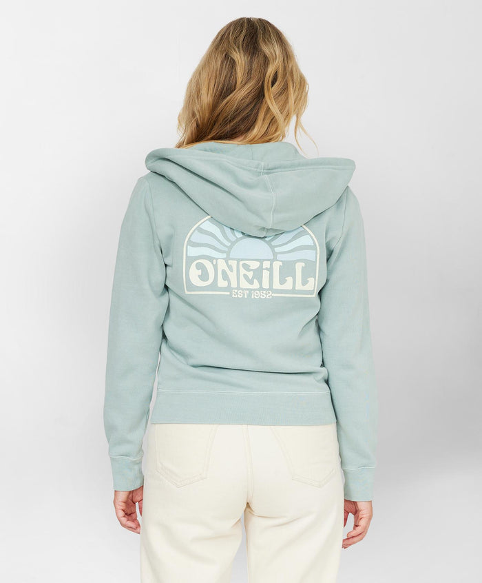Coast To Coast Zip - Washed Light Teal