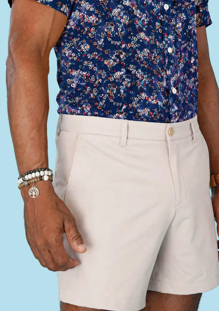 Cobalt Bloom Silk Shirt - SARTORO