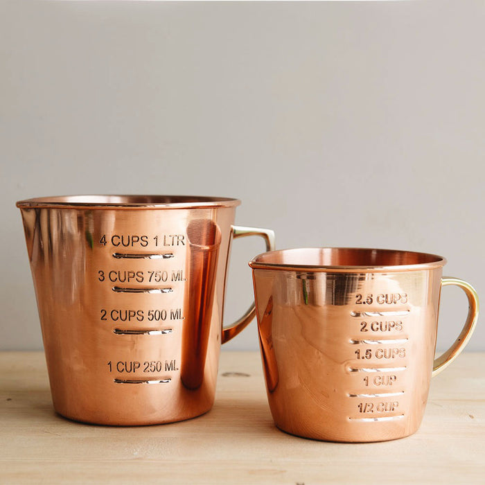 Copper Liquid Measuring Cup