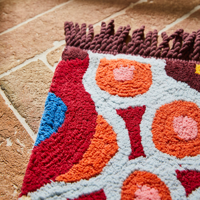 Cora Bath Runner - Garnet