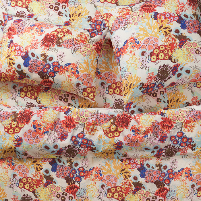 Cora Cotton Sheets - Pearl Fitted Sheet / Cot
