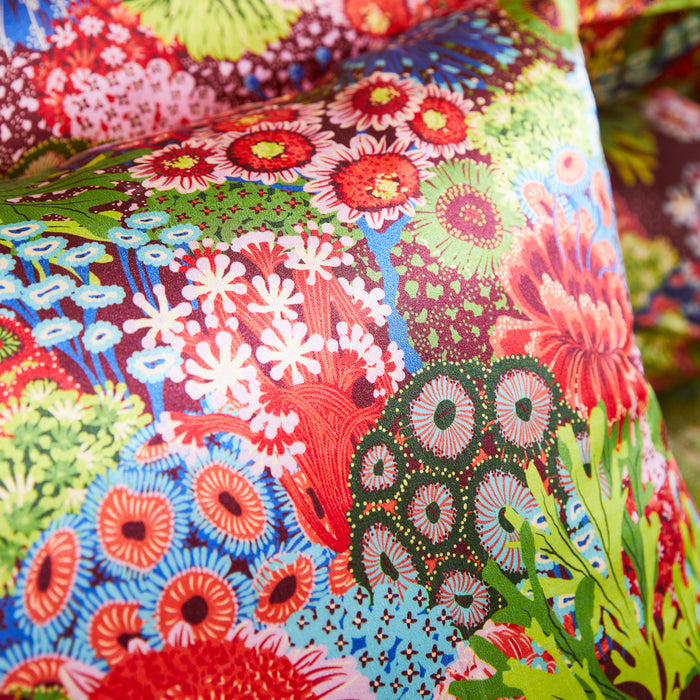 Coralie Silk Pillowcase - Garnet