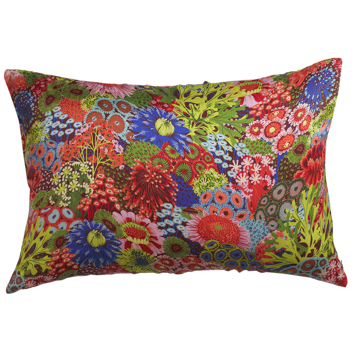 Coralie Silk Pillowcase - Garnet