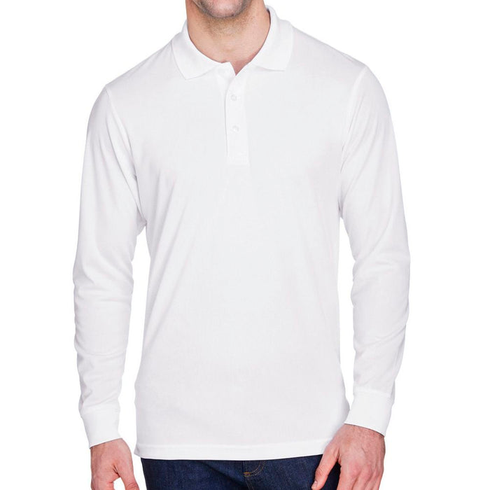 Core 365 Pinnacle Performance Long-Sleeve Piqué Polo