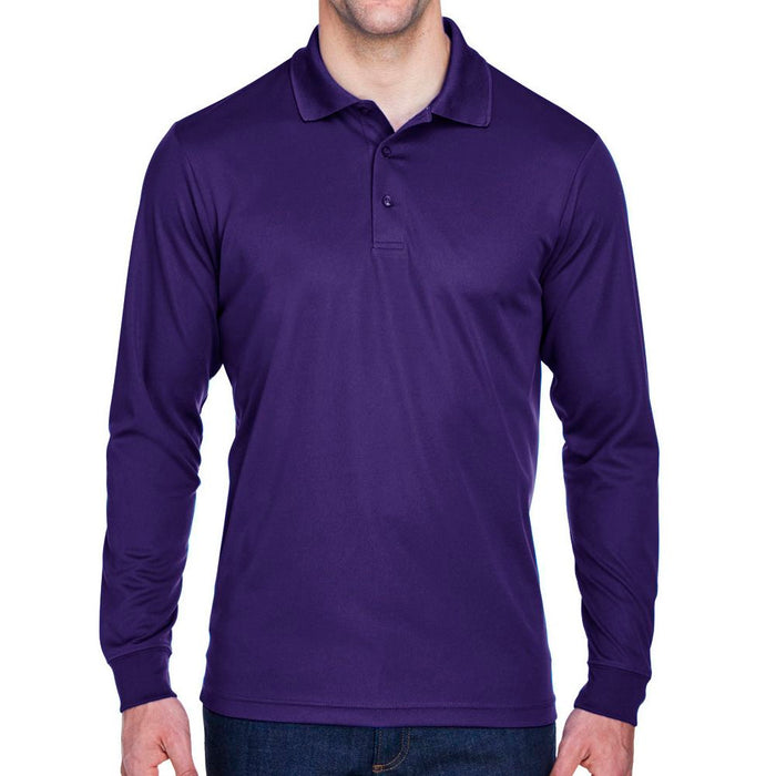 Core 365 Pinnacle Performance Long-Sleeve Piqué Polo