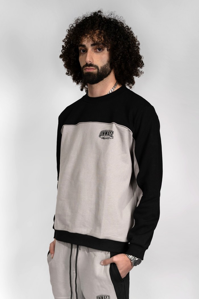 Core Crewneck - Black Grey