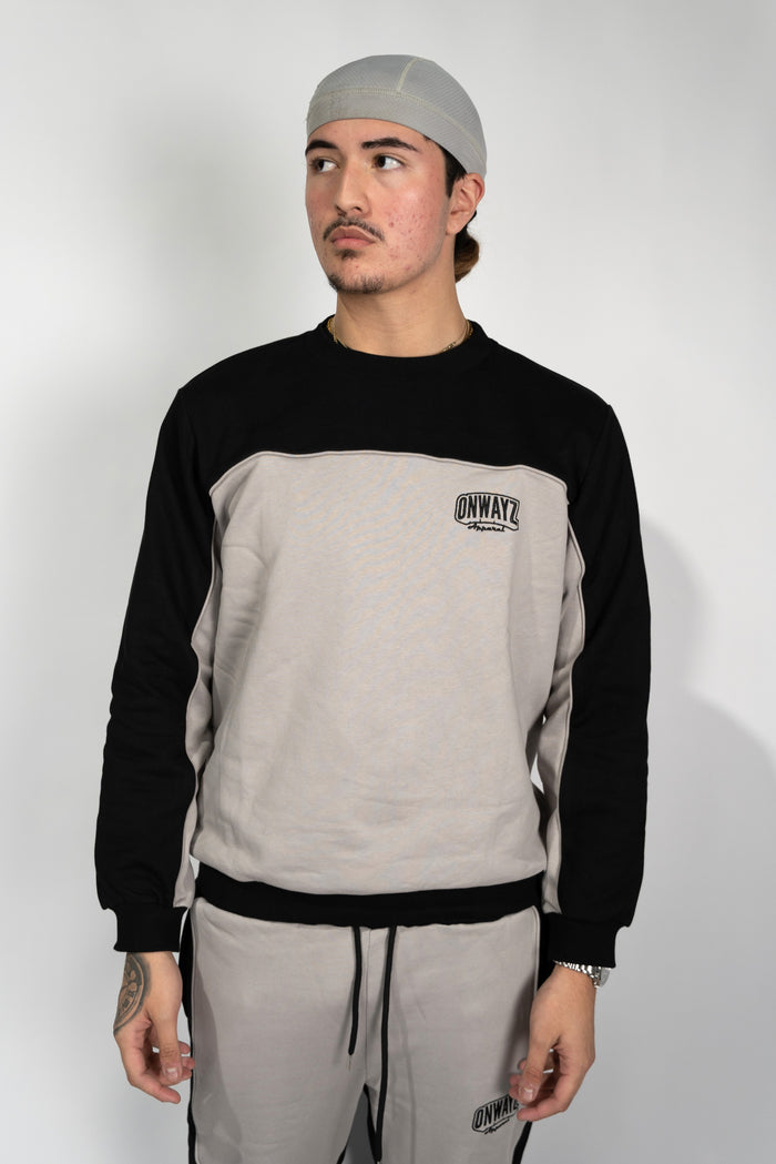 Core Crewneck - Black Grey