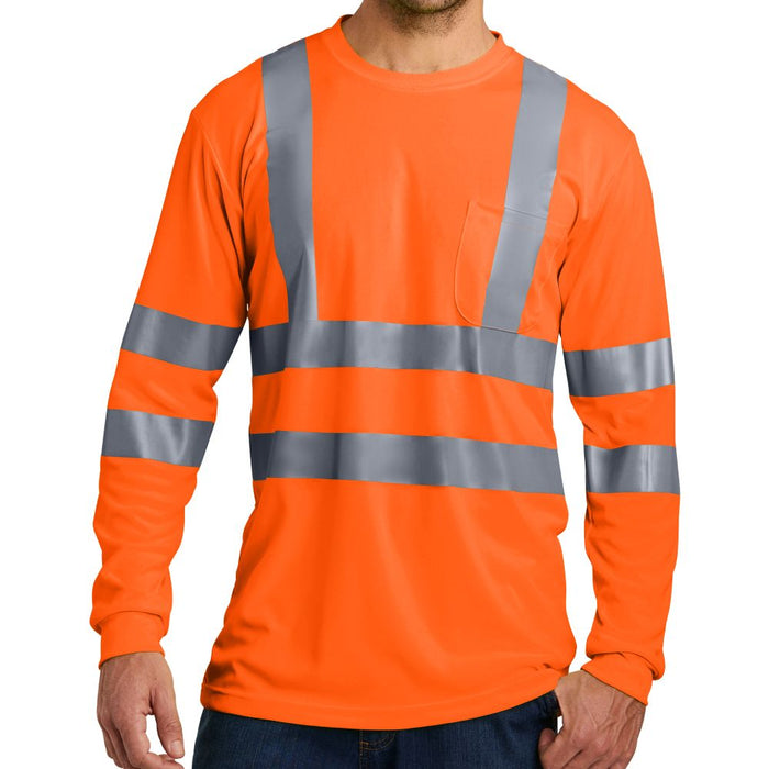 CornerStone Class 3 Long Sleeve Reflective Safety T-Shirt