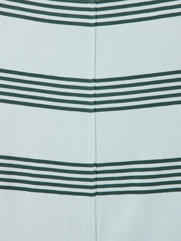 Cotton Blend Slash Neck T-Shirt