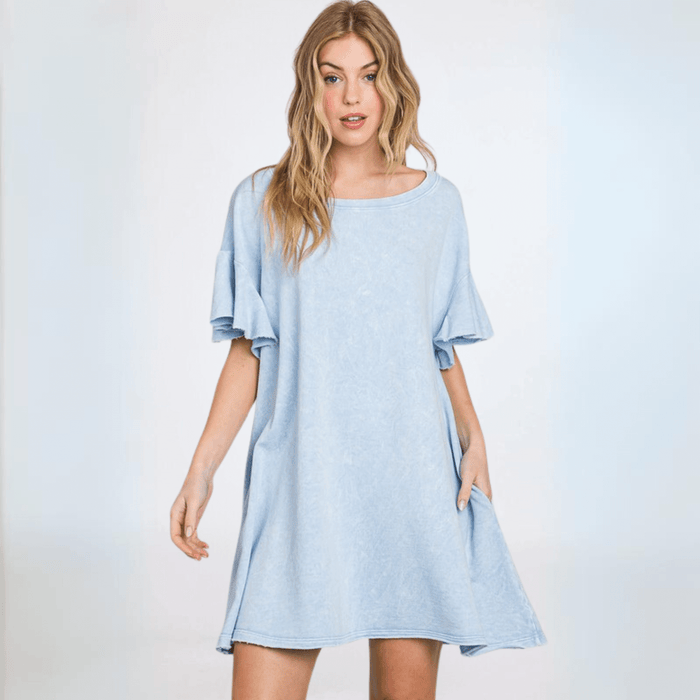Cotton French Terry Dress Made in USA - RFE Marketing Ventures