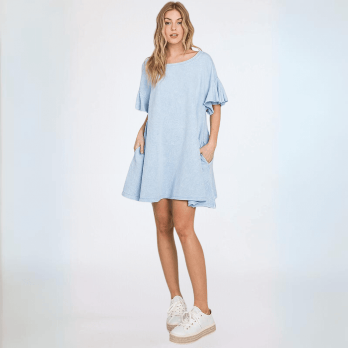 Cotton French Terry Dress Made in USA - RFE Marketing Ventures