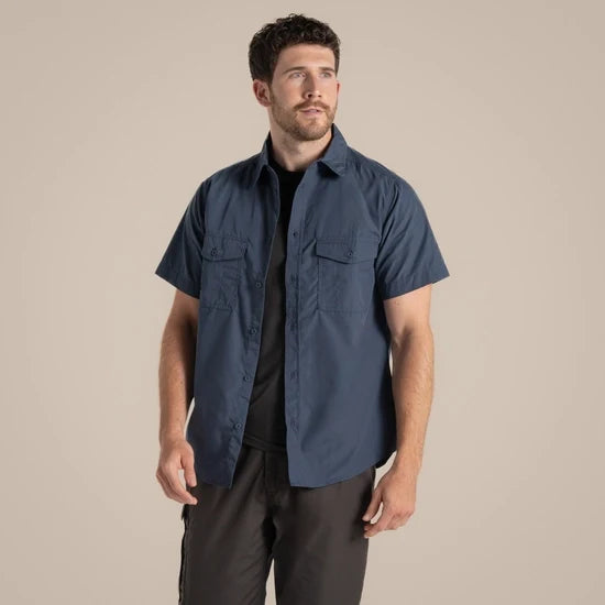 Craghoppers Mens Kiwi Short Sleeved Shirt