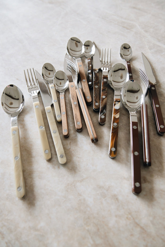 Cream Flatware Set