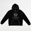 Crest Stitch Hoodie - Black