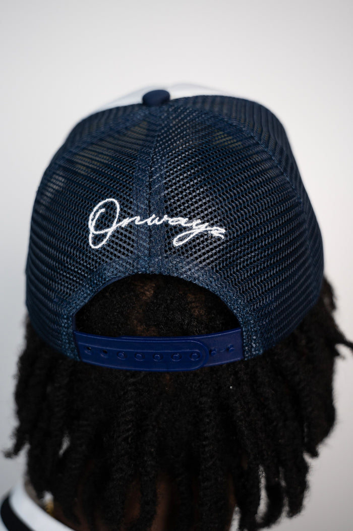 Crest Trucker Cap - Navy