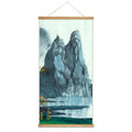 Customizable Canvas Poster Print with Wood Frame Hanger