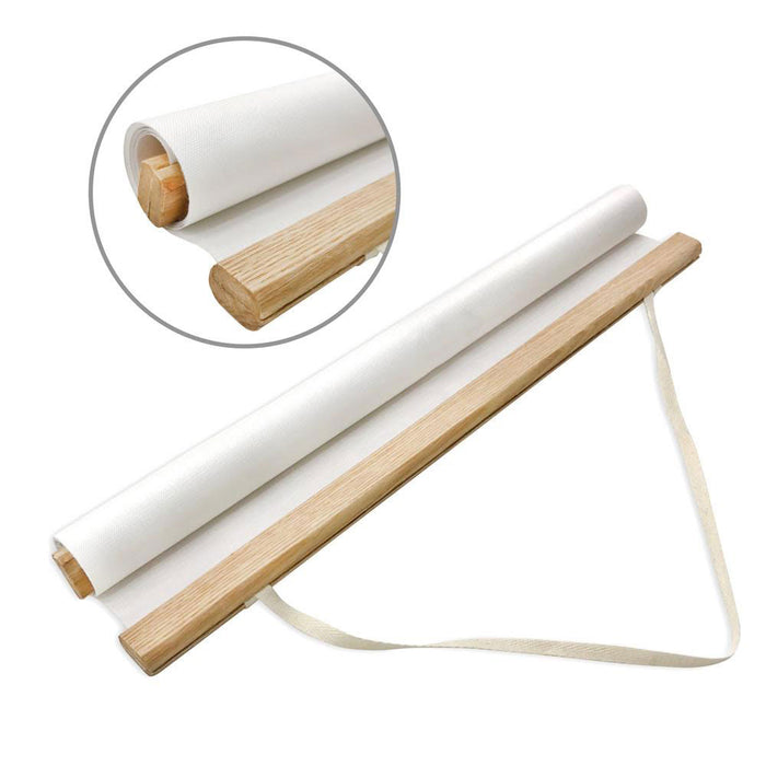 Customizable Canvas Poster Print with Wood Frame Hanger