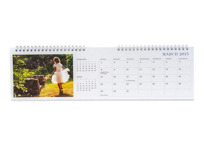 Customizable Desk Calendar
