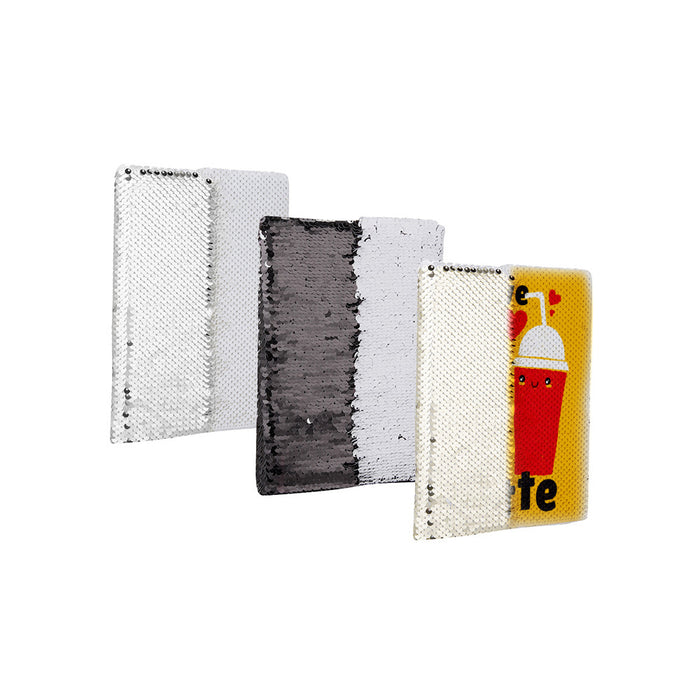Customizable Flip Sequin Notebook