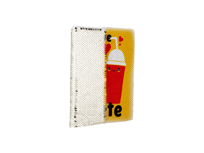 Customizable Flip Sequin Notebook