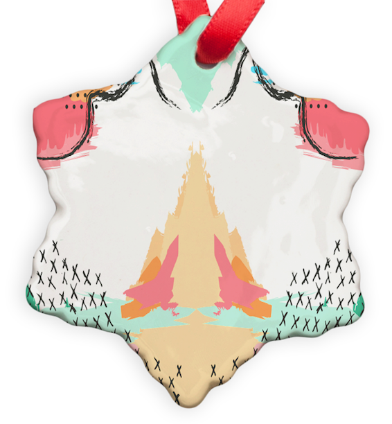 Customizable Porcelain Ornament