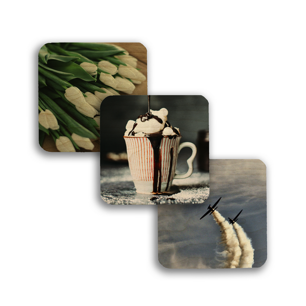 Customizable Wooden Magnets