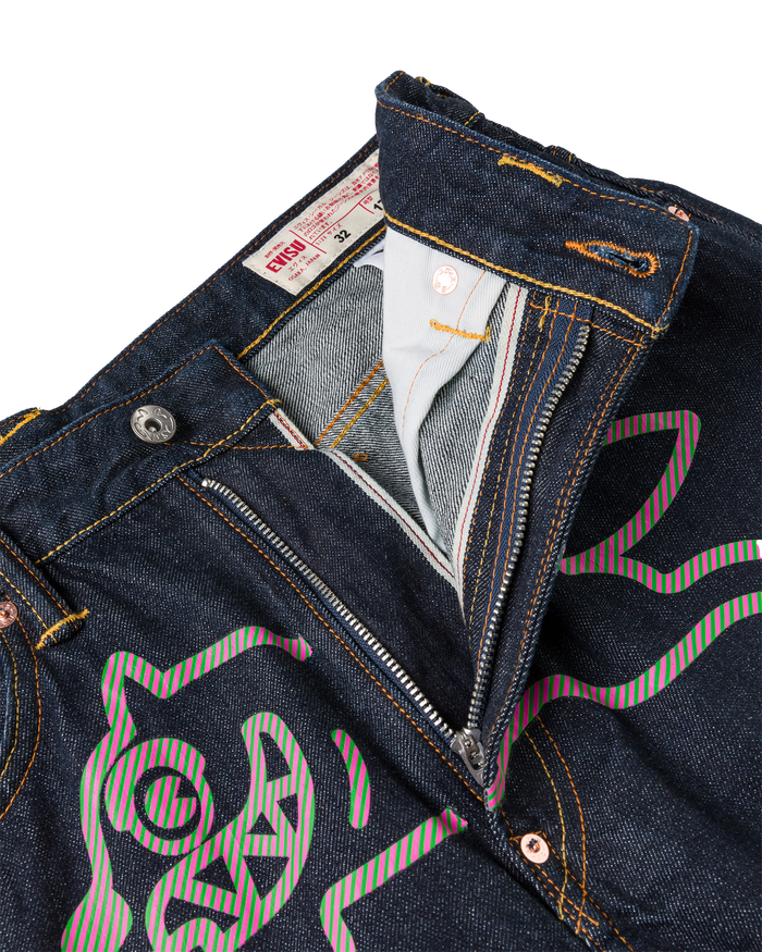 Daicock Printed Baggy Jeans
