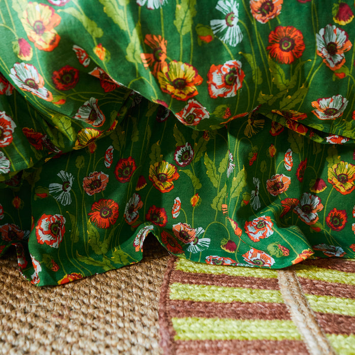 Delphine Linen Ruffle Valance Queen