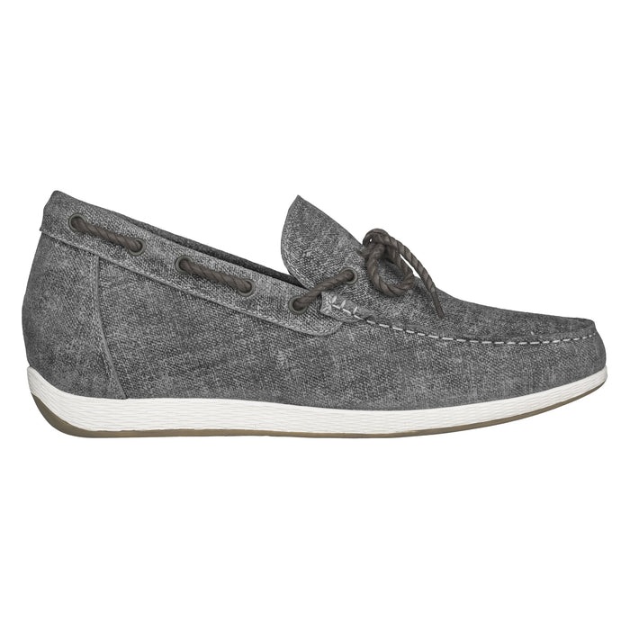Denim Grey Boat Shoes - 2.4 Inches - SARTORO