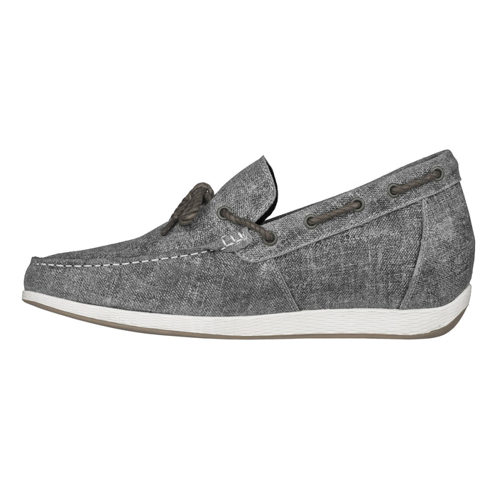 Denim Grey Boat Shoes - 2.4 Inches - SARTORO
