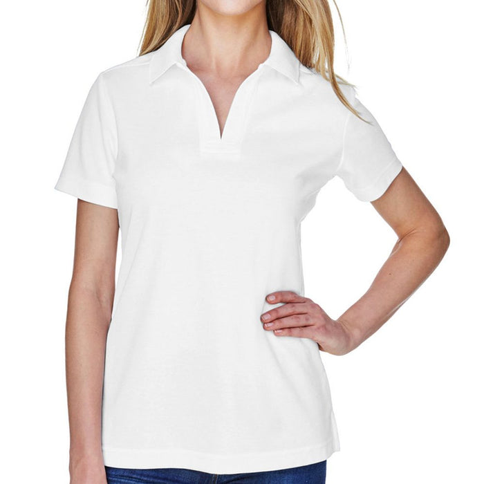 Devon & Jones CrownLux Performance™ Women's Plaited Polo Shirt