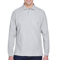Devon & Jones Men's Long Sleeve Pique Polo