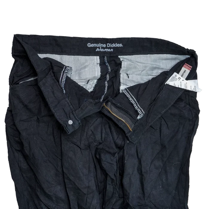 Dickies Women's Black Jeans - Size 14, Medium - Army & Outdoors - Jeans